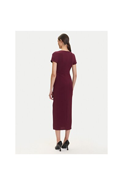 Armani Exchange Rochie tricotată de damă XW000665 AF10872 Bordeaux