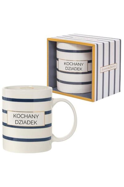 Be-Happy Gifts Cana ceramica 'Kochany Dziadek', in cutie cadou, Multicolor, 3...