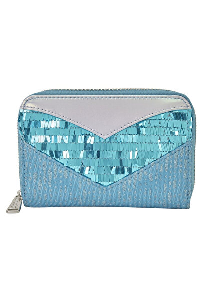 Loungefly Portfel Disney, Loungefly, motiv Elsa, multicolor, dimensiuni compacte