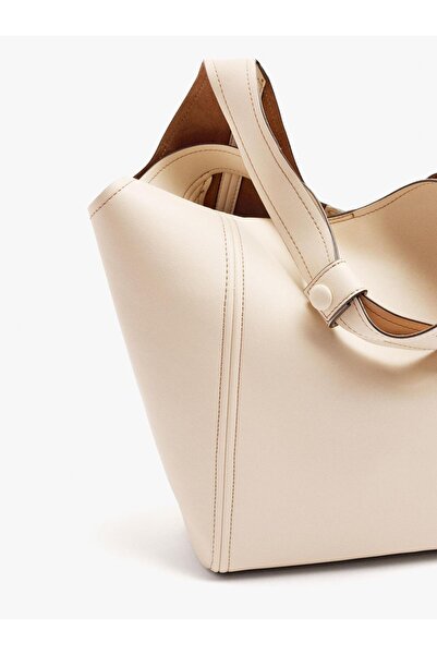 PARFOIS Kadın Üst Dikişli Shopper Çanta