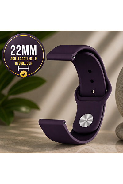 TechTrove Amazfit GTR 2e Uyumlu 22mm Ayarlanabilir Spor Silikon Kordon