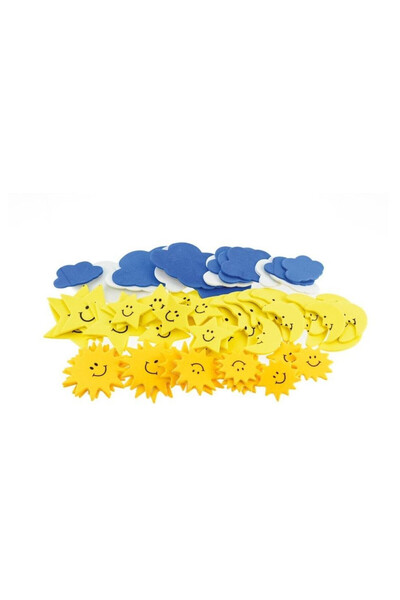 BREWIS Set 56 stickere spuma multicolor