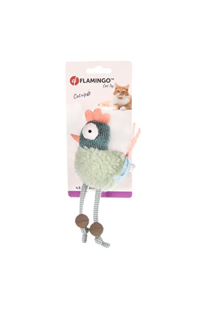 Flamingo Cat Quinty Catnipli Plush Chicken-Shaped Cat Toy