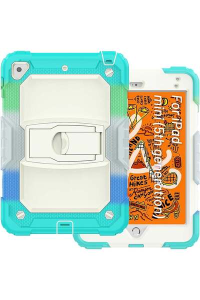 SIGLOO Husă Clamshell Antisoc pentru iPad Mini 4/5 2015/2019 7.9 inch Albastru