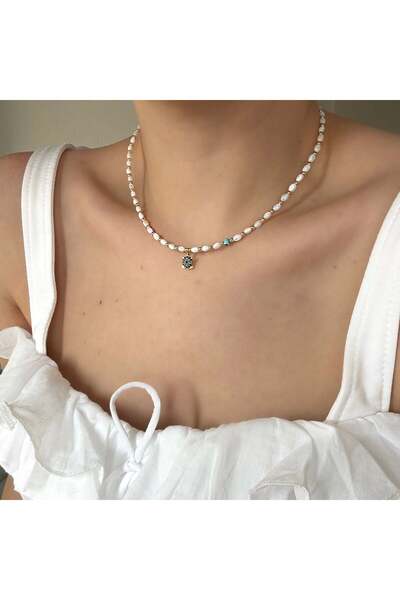 Alice İsstanbul Pearl Turtle Necklace