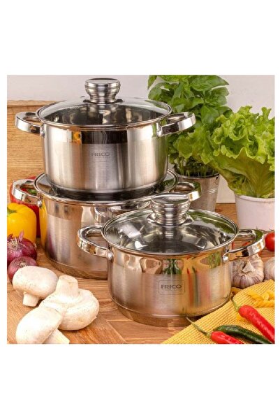 Frico Set vase din inox 6 piese FR-1152