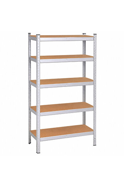 SERSIMO Raft metalic de depozitare cu 5 polițe, capacitate 675 kg, 75x30x150 ...