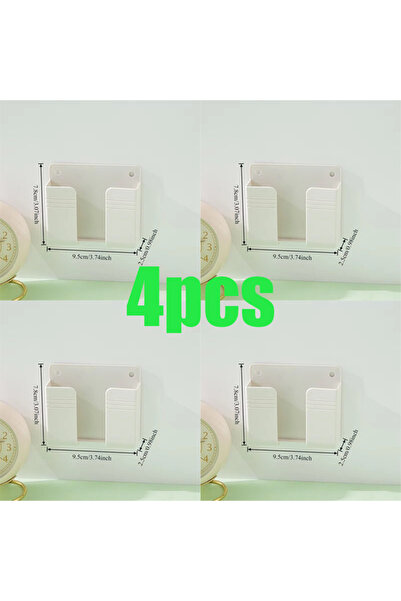 Choice1 white-4pcs 1/2/3/4pcs Smartphone Stand Wall Mounted Storage Box Wall ...