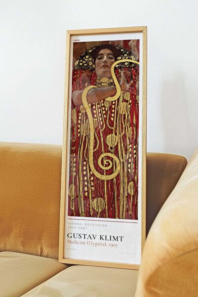Buka Shops Gustav Klimt Hygieia Tablosu Altın – Sembolist Klasik Dikey Sanat ...