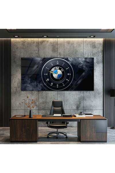 ArtStationTR BMW Logolu Lüks Modern Cam Tablo