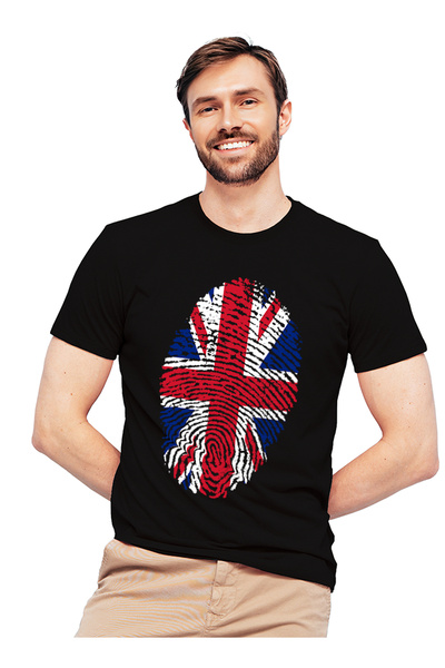 Generic Fashion World High Quality Printed Cotton T-Shirt with Uk Fingerprint...