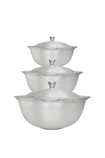 saif Afghan Pot Set of Three Different Sizes