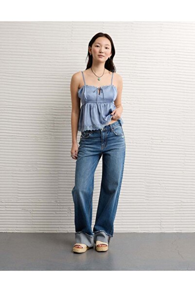 AMERICAN EAGLE AE Tiered Ruffle Tank Top