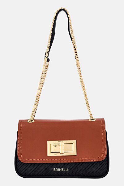 BRINELLI Women Brand Logo Shoulder Bag, Multicolor