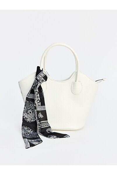 LC Waikiki Özmarka New Season Women's Shoulder Bag with Scarf Detail