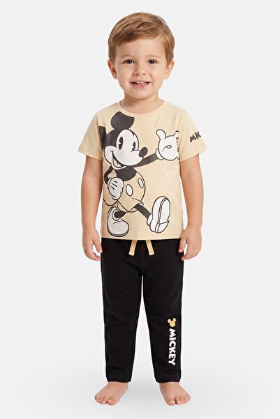 Disney Toddlers Boy Mickey And Friends 2 Pieces Graphic Print T-Shirt And Sho...