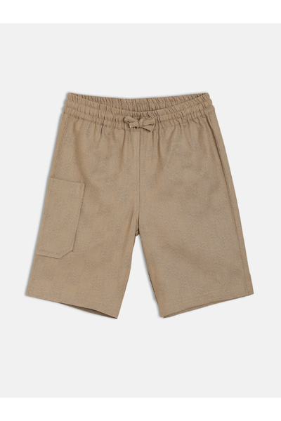 MINI KLUB By Styli Boys Knee Length Cotton Shorts