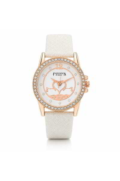 Watch Ceas de dama, Francesca di Geneva, Alb, FF488