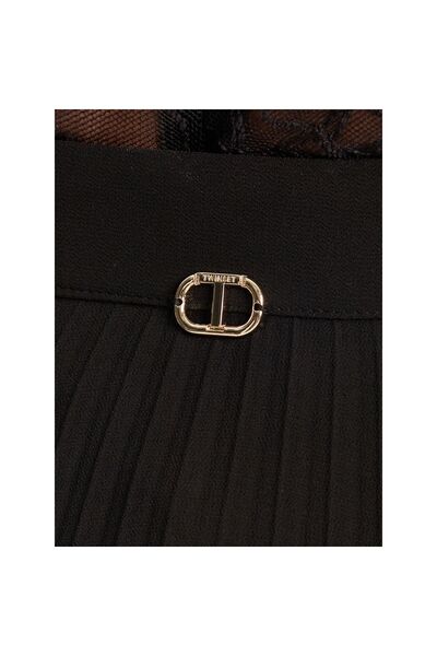 TWINSET Fustă maxi de damă 252TP2642 Negru