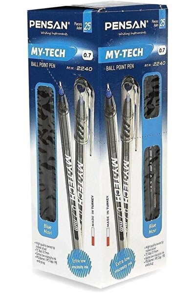 Pensan My-tech 0.7 Kalem 25'li Paket Siyah