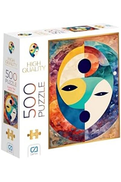 Yıldızan Mysterious Face 500 Pieces 2,2mm Thickness 33X48Cm Professional Hobb...