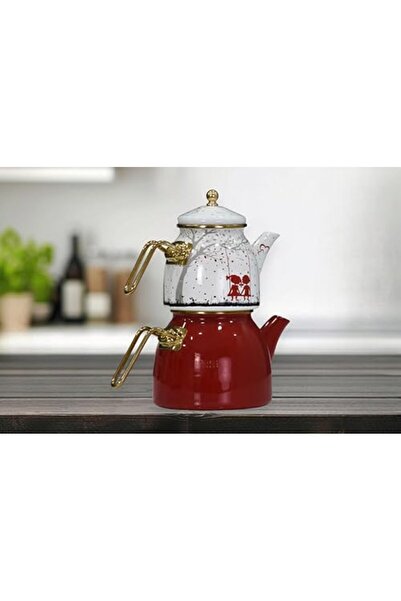Yıldızan Nht Shop Love Rose Model Enamel Teapot 818517