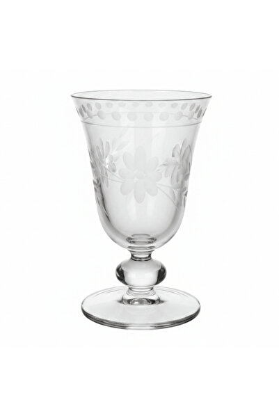 AKDC 6 PCS Etched Crystal Goblet Set – 12.5 × 8 cm