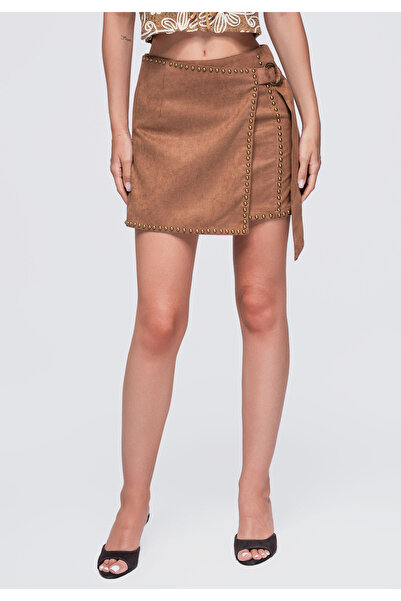 OMBRE Women's Skirt, Mini Length, High Waist OW-GL-E0023