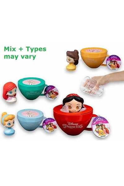 JPT Disney Princess Pop-Up Squishy Tea Cup Toy