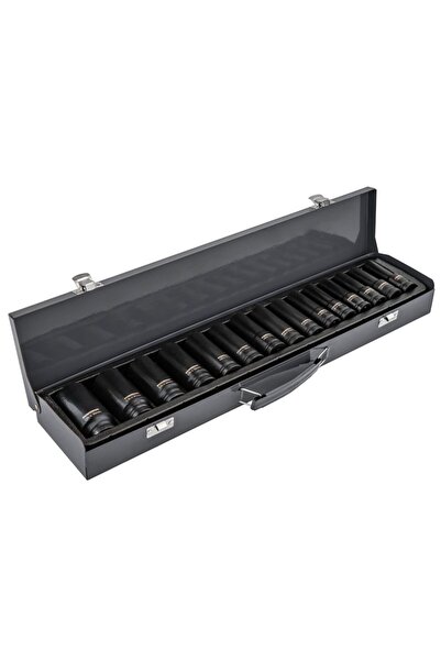Powermat Set de chei tubulare de impact PM-ZNU-1032T, 10-32 mm, 1/2 ", 15 pie...