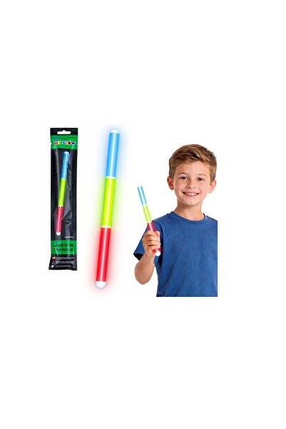 LEAN Băț fluorescent tricolor, 31,5 cm, 28011