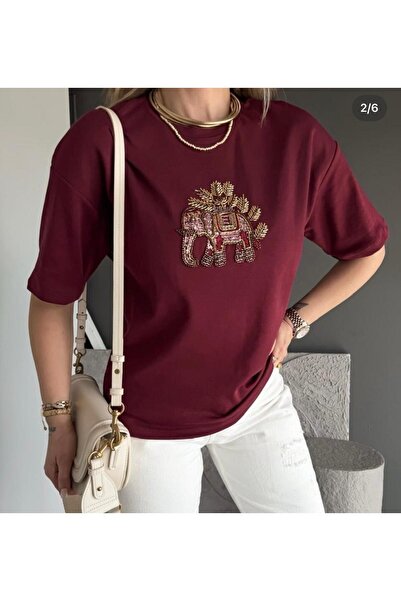 İPEKYOLU Boncuklu T-Shirt
