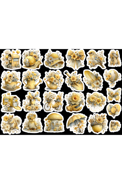 TELLGRAF Patterns Themed Sticker Set (21X31 cm 1 Set)