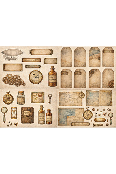 TELLGRAF Patterns Themed Sticker Set (21X31 cm 1 Set)