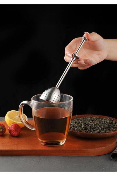 CEZVE HOME Stainless Steel Infuser Tea Strainer Herbal Tea Strainer Tea Coffe...
