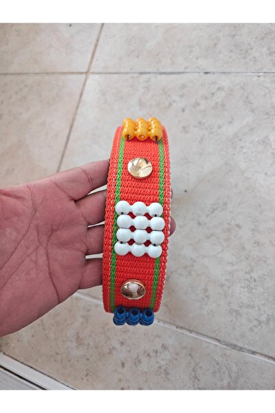 HBM MARKET 37 Dog Collar with Beads Large Breed