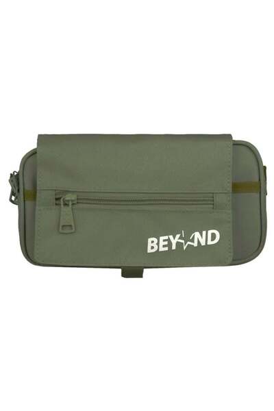 OEM Penar mare cu 4 fermoare Kaki 22 x 9 x 11 cm