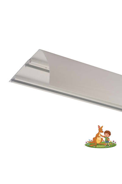 KLEIDECO Sina perdea Aluminiu Kleideco, model BURSA, 2 canale, masca inclusa ...
