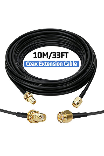 Choice 10M ABBREE SMA Male to Female RG174 Coaxial Extension Cable 3M 5M 10M ...