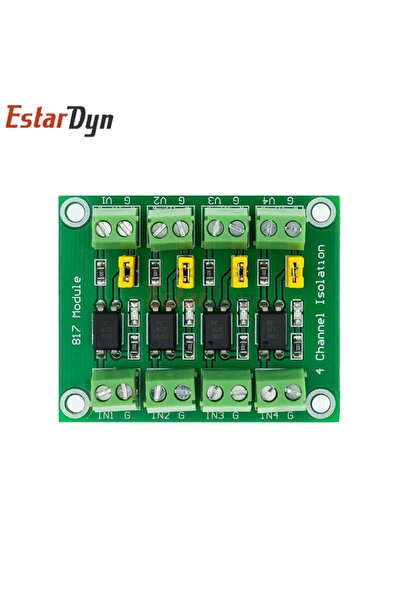 Choice 4CH EstarDyn PC817 2/4 Channel Optocoupler Isolation Board, 3.6-30V Si...