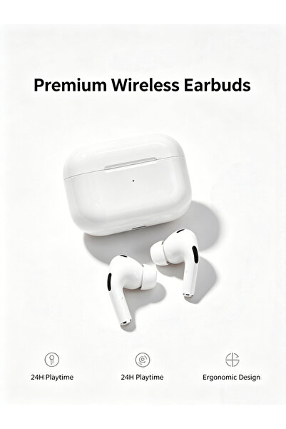 Choice R6 Air Pro Wireless Earphone Bluetooth Headsets Noise Cancellation Wir...