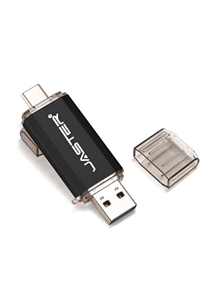 Choice30 فلاش درايف USB من النوع C أسود بسعة 128 ميجابايت، 128 جيجابايت، 64 ج...
