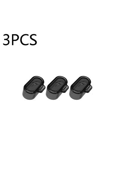 Choice9 3pcs Black Anti-dust Plugs for Fenix 8/7/7S/7X Silicone Smartwatch Ch...