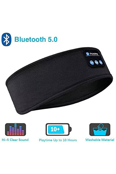 Choice1 black HOMEFISH BT Earphones Sports Sleeping Headband Elastic Wireless...