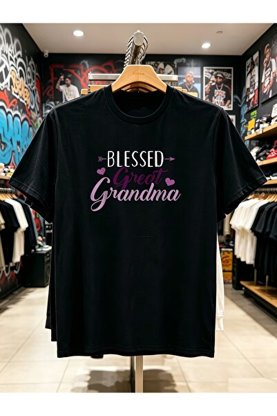 Ekim11 تي شيرت مطبوع عليه Blessed Great Grandpa للرجال مزين بقلوب ناعمة وعصري...