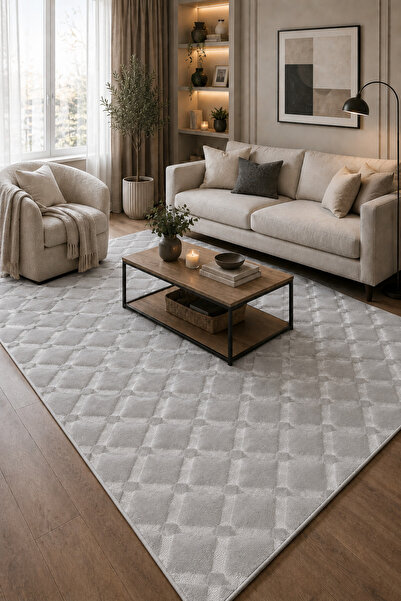 Merinos Rölyef Join Kaymaz Taban Yıkanabilir Halı Kilim Yolluk Salon, Mutfak ...