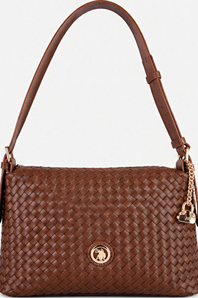 U.S. Polo Assn. USPA SHOULDER BAG US6582,L.BROWN