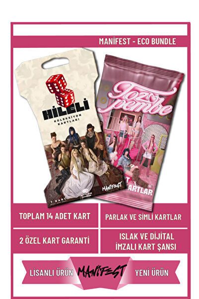Mythos Cards Manifest Koleksiyon Kartları / Toz Pembe & Hileli