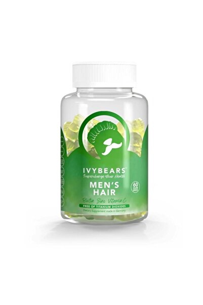 IvyBears Men's Hair 60 Gummies