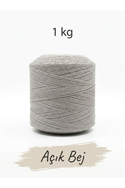Bevella Macrame Cord 1 kg fir de bumbac pentru tricotat manual - fir de bumba...